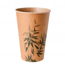 Стакан Feel Green для холодных напитков, 480 мл, 9*13 см, картон, 50 шт, Garcia de Pou (