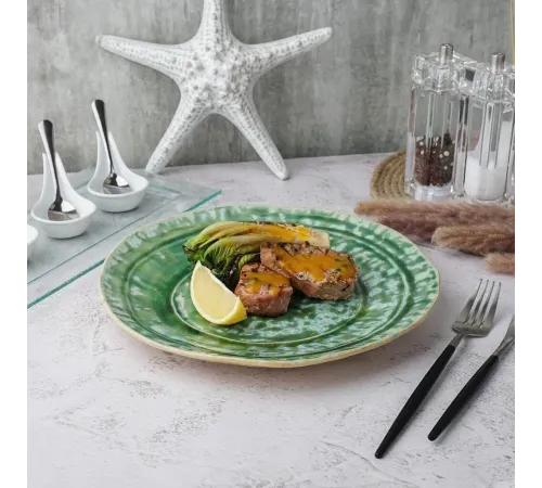 Тарелка d 26,5 см h3 см Green Frutti di Mare P.L. [1]