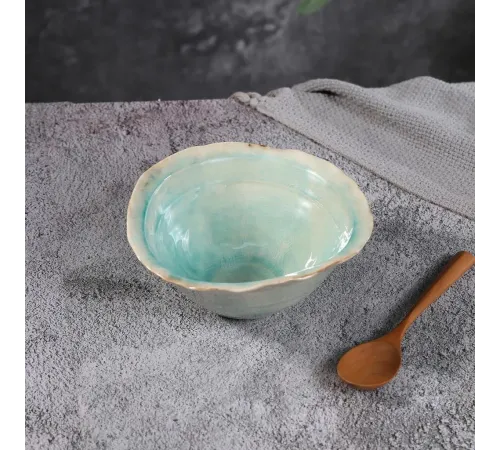 Салатник 450 мл 17*16,5 см h7,5 см Blue Flower Frutti di Mare P.L. [1]