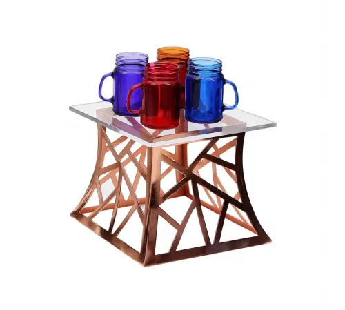 Подставка стойка для блюда для подачи 30*30*24,5 см. нерж. P.L. Proff Cuisine