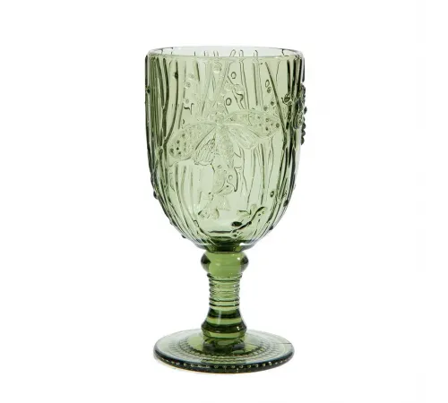 Бокал для вина 350 мл "Bee Green" зеленый d 8,2 см h16,5 см P.L. - BarWare [6]