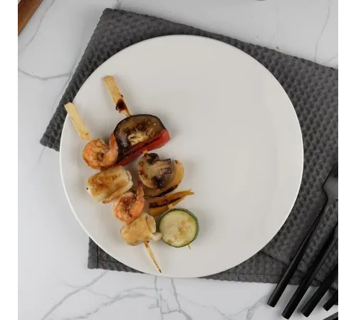 Тарелка d 25,5 см без борта белая фарфор P.L. Proff Cuisine [6]