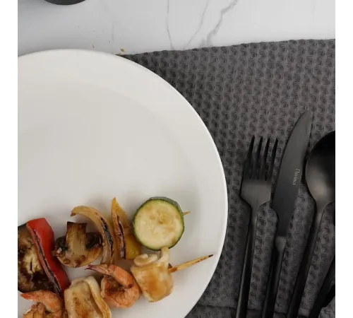 Тарелка d 25,5 см без борта белая фарфор P.L. Proff Cuisine [6]