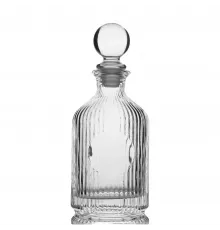Графин 0,5 л штоф с крышкой Solid h22,5 см 10,3*8,1 см стекло P.L. - BarWare [1]