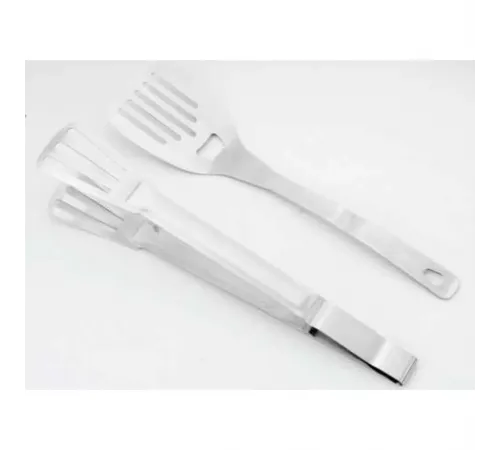 Щипцы универсальные 35,5 см + лопатка нерж. P.L. Proff Cuisine