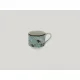 Чашка для эспрессо RAK Porcelain Peppery 90 мл штабелируемая, голубой цвет