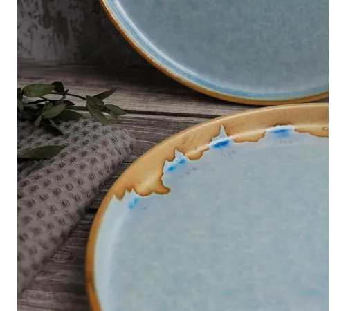 Тарелка с бортом d 26 см h2,2 см 600 мл Blue Panasia P.L. Proff Cuisine [1]