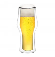 Бокал для пива 400 мл Weisenbeer набор 2 шт. d 7 см h20 см термостекло P.L. Proff Cuisine [1]