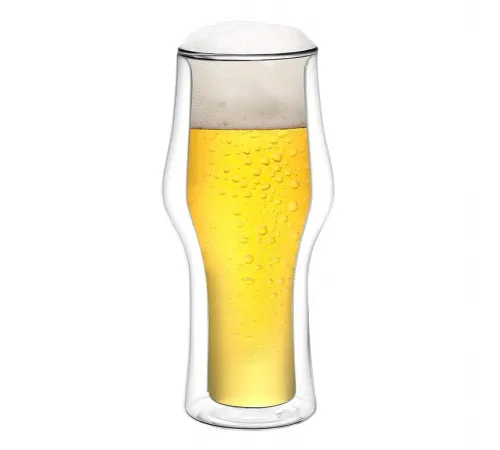 Бокал для пива 400 мл Weisenbeer набор 2 шт. d 7 см h20 см термостекло P.L. Proff Cuisine [1]