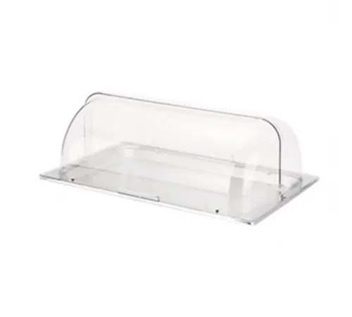 Поднос для выкладки 53*32,5*19 см нерж. с пласт. Roll-top крышкой SUNNEX