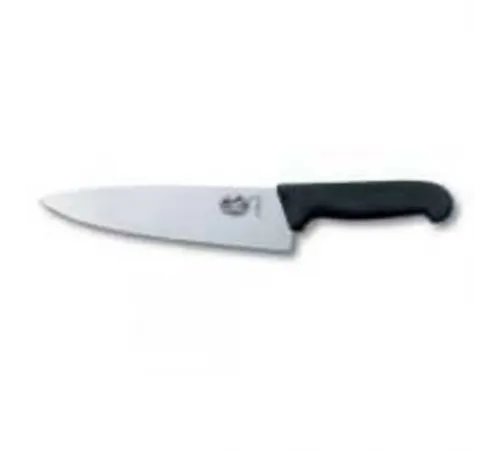 Нож поварской 20 см фиброкс ручка черная Victorinox Fibrox