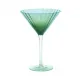 Рюмка коктейльная 450 мл Мартини зеленая Green Glass Optical d 13,2 см h19,1 см P.L. - BarWare [4]