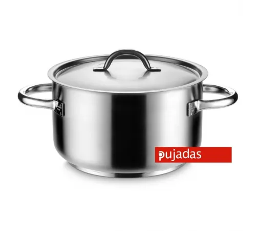 Кастрюля 15,2 л, 32*19 см с крышкой нерж. 18/10 ИНДУКЦИЯ Pujadas Испания