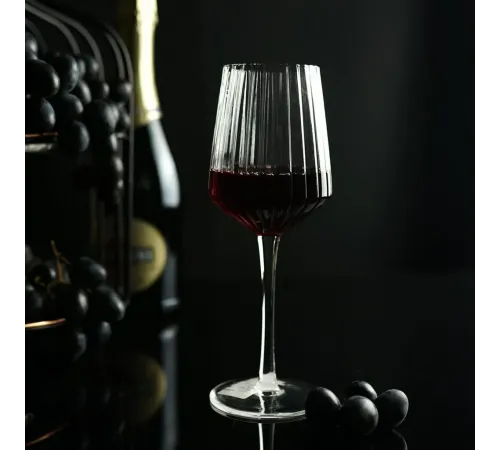Бокал для вина 355 мл "Streak Optical" d 7,8 см h22 см P.L. - BarWare [6]