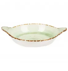 Блюдо круглое d 17,5 см h3,5 см 200 мл с ручками Organica Green P.L. Proff Cuisine [6]