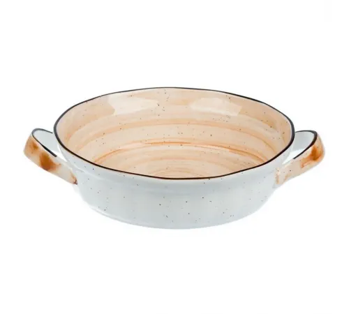 Блюдо круглое d 22 см h6 см 1500 мл с ручками Organic Fusion P.L. Proff Cuisine [1]
