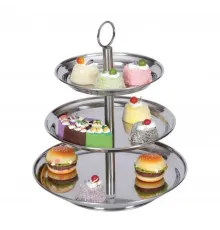 Этажерка 3 яруса d 20/25/30 см нерж. P.L. Proff Cuisine