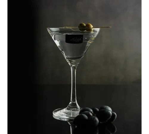 Рюмка коктейльная 135 мл Мартини хр. стекло Bistro "Edelita" d 9,5 см h15 см P.L. - BarWare [6]