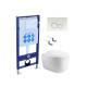 SET AQUATEK АЛЬТАИР-015 4в1 (рама AQUATEK Standard INS-0000012 + крепеж KKI-0000002 + клавиша KDI-0000015 + унитаз АЛЬТАИР AQ1980-00 с тонким сиденьем soft-close)