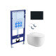 SET AQUATEK АЛЬТАИР-017 4в1 (рама AQUATEK Standard INS-0000012 + крепеж KKI-0000002 + клавиша KDI-0000017 + унитаз АЛЬТАИР AQ1980-00 с тонким сиденьем soft-close)