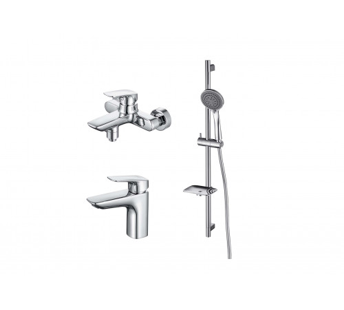 Комплект для ванны и душа Aquatek AQ1030CR ВЕГА 3 в 1 AQ1010CR+AQ1040CR+AQ2011CR