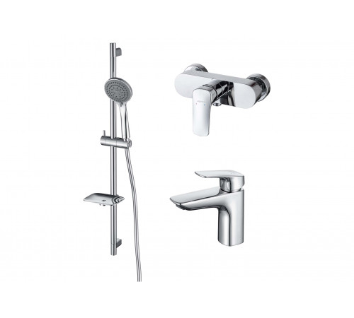 Комплект для ванны и душа Aquatek AQ1031CR ВЕГА 3 в 1 AQ1010CR+AQ1060CR+AQ2011CR