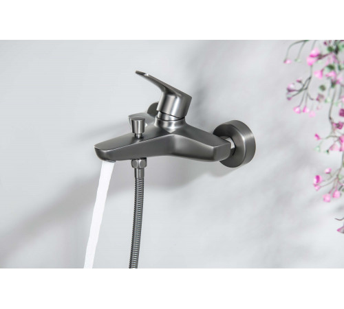 Смеситель для ванны AQUATEK, оружейная сталь AQ1140BGM Бетта