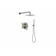 Set 3 в 1 душевой комплект AQUATEK, оружейная сталь AQ1172BGM Бетта