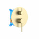 Смеситель для ванны 2 режима, (внешняя и скрытая часть) AQUATEK, шлиф.золото AQ1346BG Европа