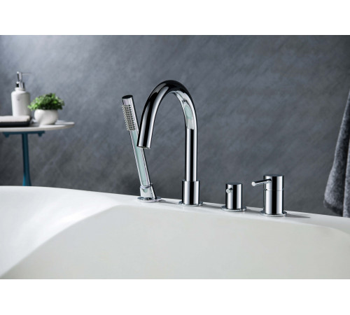 Смеситель на борт ванны на 4 отв. AQUATEK AQ1348CR Европа