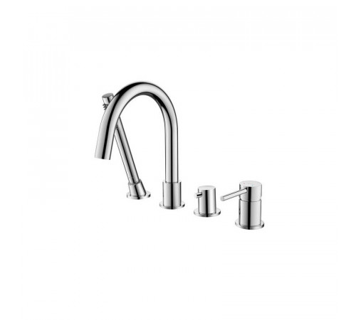 Смеситель на борт ванны на 4 отв. AQUATEK AQ1348CR Европа