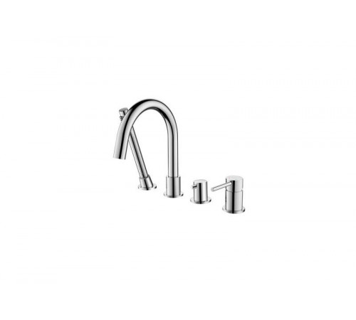 Смеситель на борт ванны на 4 отв. AQUATEK AQ1348CR Европа