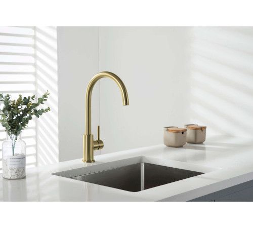 Смеситель для кухни AQUATEK, шлиф.золото AQ1382BG Европа