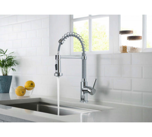 Смеситель для кухни 2 jet (профессиональный) AQUATEK AQ1387CR Европа