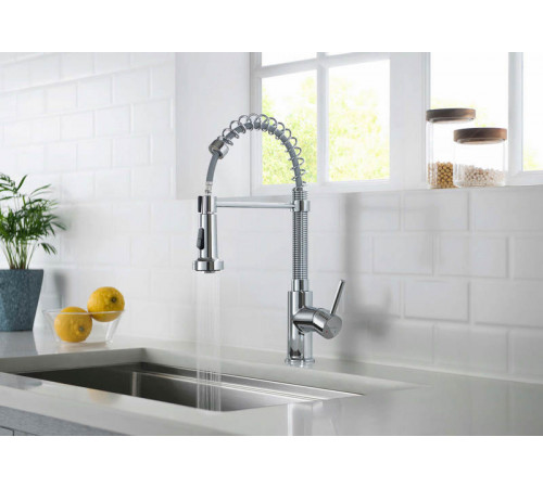 Смеситель для кухни 2 jet (профессиональный) AQUATEK AQ1387CR Европа