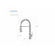 Смеситель для кухни 2 jet (профессиональный) AQUATEK AQ1387CR Европа