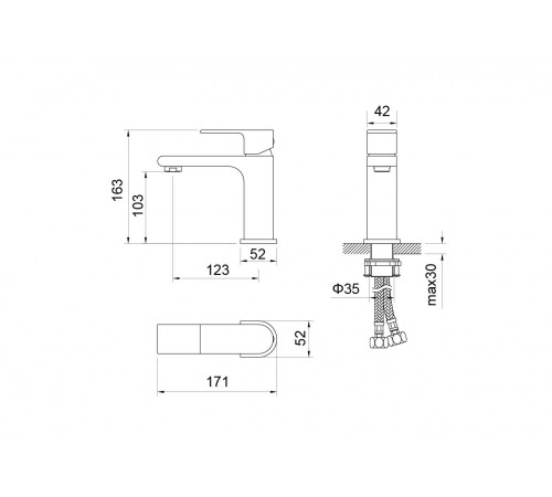 Комплект для ванны Aquatek Лира AQ1430CR 3 в 1 AQ1410CR+AQ1440CR+AQ2018CR