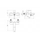 Смеситель для ванны AQUATEK, матовый черный AQ1440MB Лира