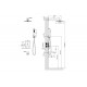 Set 4 в 1 душевой комплект AQUATEK AQ1473CR Лира