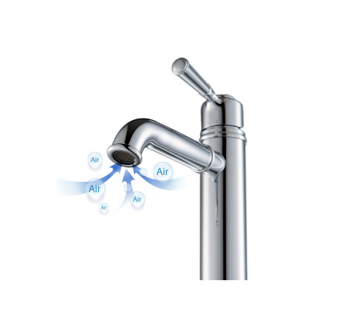 Смеситель для раковины 235, без донного клапана AQUATEK AQ1504CR Классик