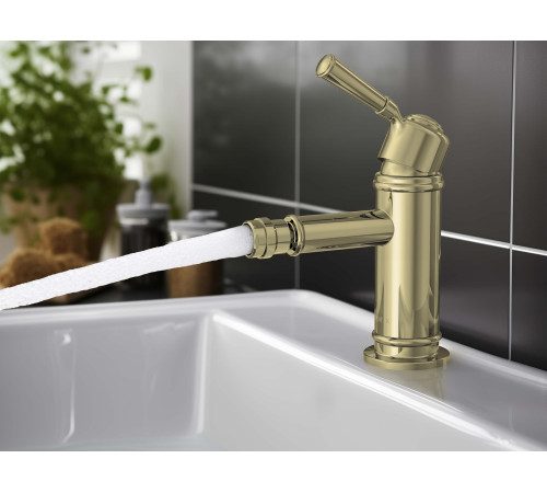 Смеситель для биде AQUATEK, полир. золото AQ1518PG Классик