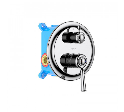 Смеситель для ванны 2 режима, (внешняя и скрытая часть) AQUATEK AQ1546CR Классик
