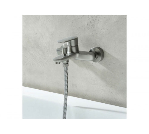 Смеситель для ванны AQUATEK AQ1840BGM Ника, оружейная сталь