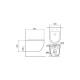 Унитаз подвесной безободковый Aquatek ЕВРОПА AQ1901-MB 525*360*320 с сиденьем Soft Close