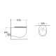 SET AQUATEK АЛЬТАИР-014 4в1 (рама AQUATEK Standard INS-0000012 + крепеж KKI-0000002 + клавиша KDI-0000014 + унитаз АЛЬТАИР AQ1980-00 с тонким сиденьем soft-close)