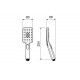 Ручной душ Select 80 3 jet AQUATEK AQ2005CR Лира