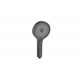 Ручной душ Select 130 3 jet AQUATEK, матовый черный AQ2007MB