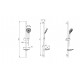 Комплект для ванны и душа Aquatek AQ1030CR ВЕГА 3 в 1 AQ1010CR+AQ1040CR+AQ2011CR