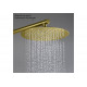 Круглый верхний душ  250*2 мм AQUATEK, шлиф.золото AQ2073BG