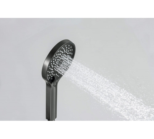 Ручной душ 3jet AQUATEK AQ2201BGM ЛУГАНО, оружейная сталь